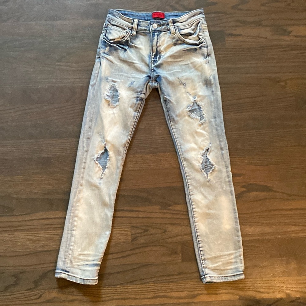 Haus of Jr distressed denim jeans size 12